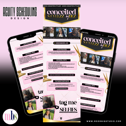 New Acuity Website Design + Set up