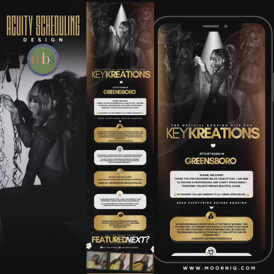 New Acuity Website Design + Set up